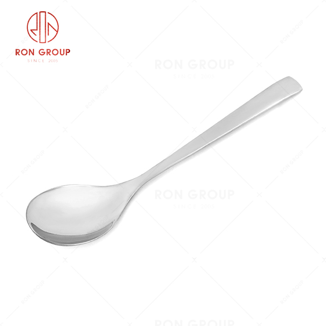 RN0050E01620 Hot Selling High Quality Exquisite and Practical Silver Stainless Steel Spoon