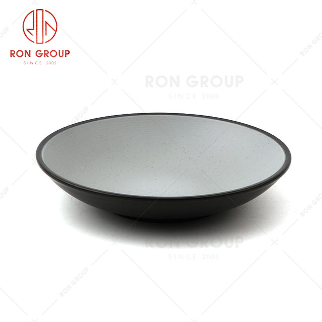 RN0011M02335-339 Wholesale High Quality Rock Grey Melamine Plate