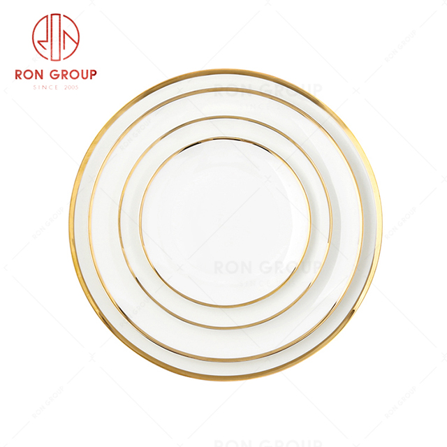 Northern European simple Phnom Penh bone china tableware