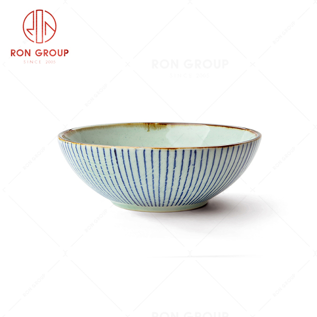 Japanese simple style ceramic restaurant tableware special bowl