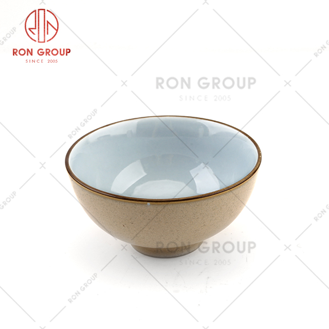 chinese style round bowl ceramic dessert plate for sweet shop