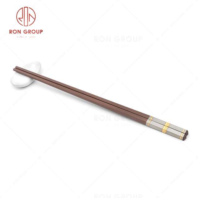 RN0573S00259 Hot Selling High-quality Asian Style  Delicate Alloy Chopsticks