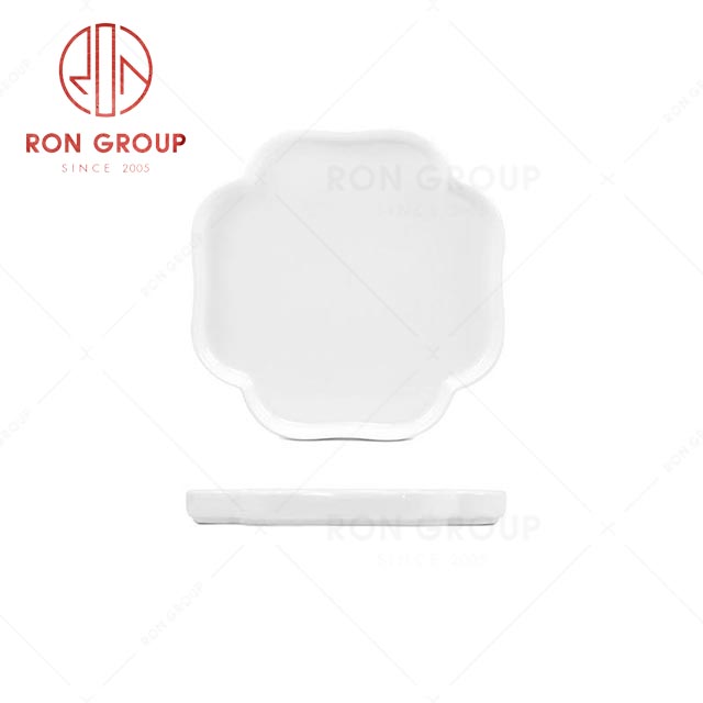 RN0037P06624 Wholesale Unique Design Premium White Ceramic Saucer