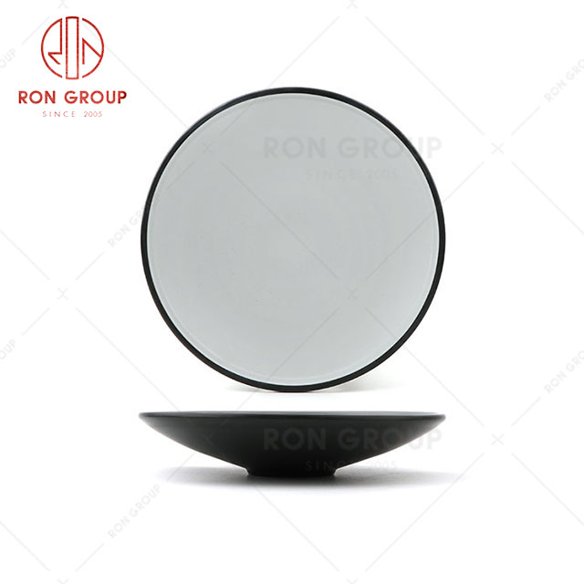 RN0011M02284-2285 Wholesale High Quality Rock Grey Melamine Bowl