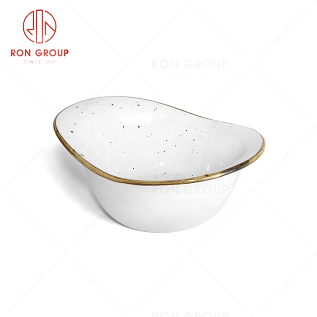 RonGroup New Color Chip Proof  Collection Cream White  - Snack  Bowl 