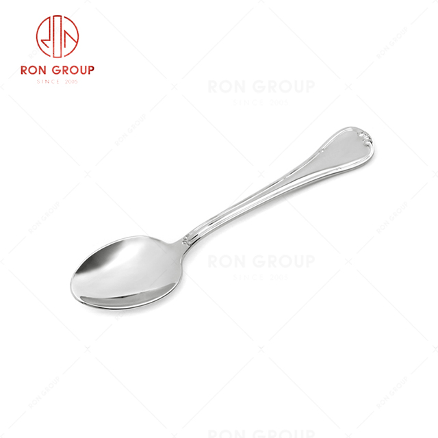 RN0068E00768 Hot Selling Wholesale Unique Design Exquisite Durable Stainless Steel Tea Spoon