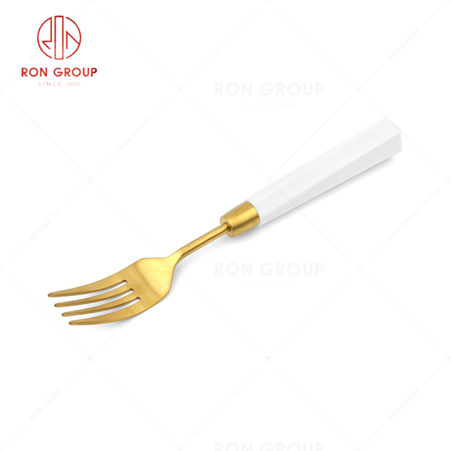 RN0068E00848  Unique Design Durable Diamond Handle Stainless Steel  Dessert Fork