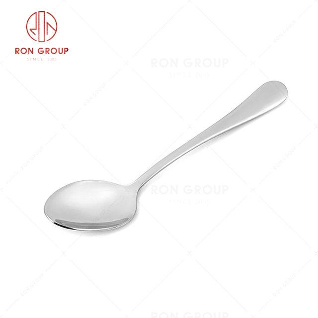 RN0050E01923 Wholesale High Quality Exquisite and Practical Silver Stainless Steel Table Spoon