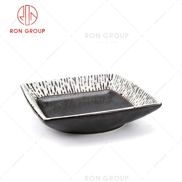 RON group new design ceramic dinner plate for fine dining restaurant