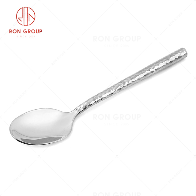 RN0050E01643 Wholesale High Quality Exquisite and Practical Silver Stainless Steel Table Spoon