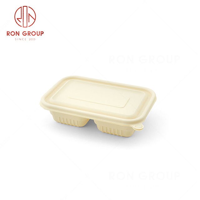 RN0590D00014  Hot Sale High Quality Disposable Compartment Corn Starch Meal Container