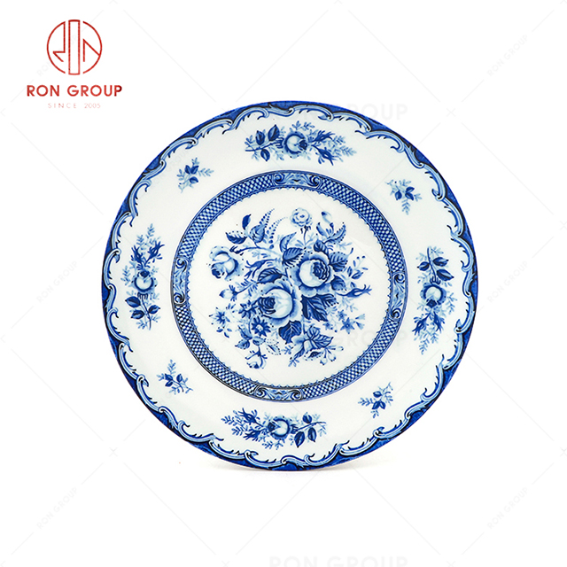 RN0203P00061 Hot Sale High Quality  Chinese Style Bone China  Plate