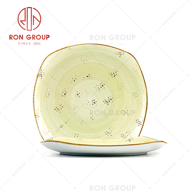 8 9 10 inch large ceramic party plate sets unique deep plate for meal