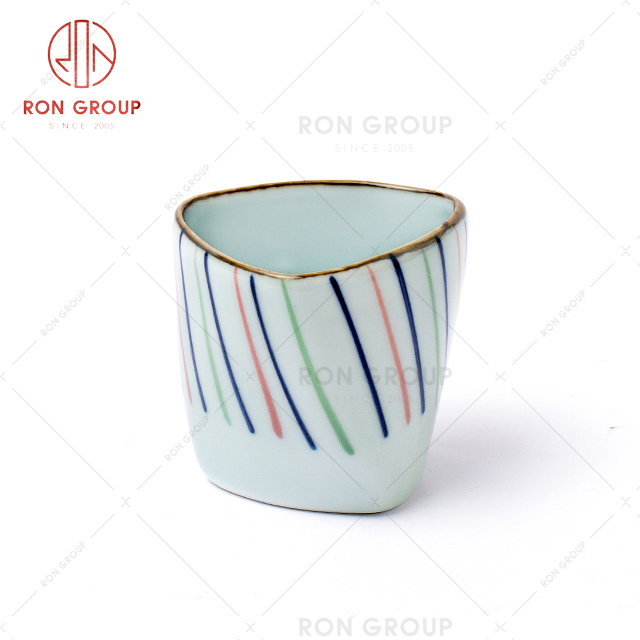 RON group Free sample porcelain mugs colorful ceramic coffee cup for sale