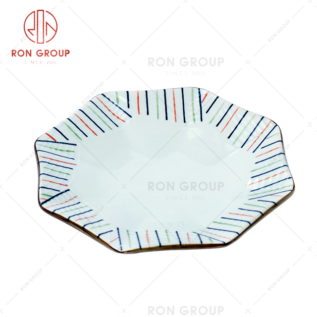 OEM low price personalized porcelain plate ceramic dinner plate