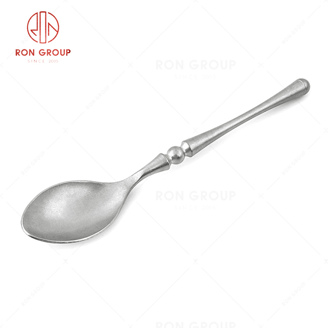 RN0050E01824 Hot Sale High Quality Exquisite Durable Silver Stainless Steel  Table Spoon