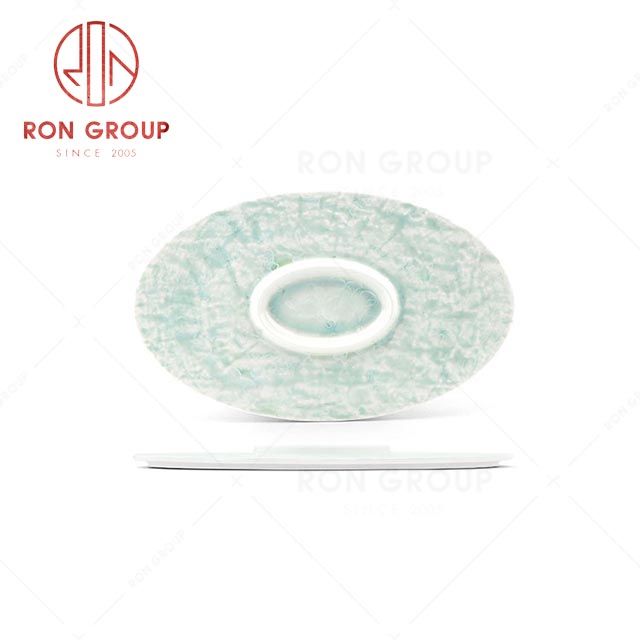 RN0660P00569 Hot Selling Unique Design Exquisite  Oval Flat  Plate 