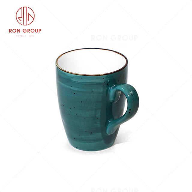 RN0037P03642 Wholesale Chip Proof Porcelain Midnight Blue  Mug