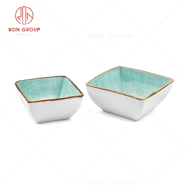 RN0037P08278-79   Hot Selling Classic Exquisite Chip Proof Square Bowl