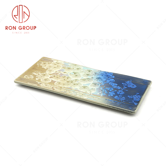 RN0660P00831-866 Hot Sale High Quality Exquisite Ceramic Rectangular Plate 