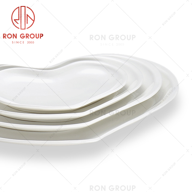 Special design hot selling hotel dinnerware restaurant banquet tableware plate set