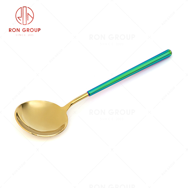 RN0178E00211 Hot Sale High Quality Exquisite Stainless Steel Cutlery Maya Series --  Soup Spoon