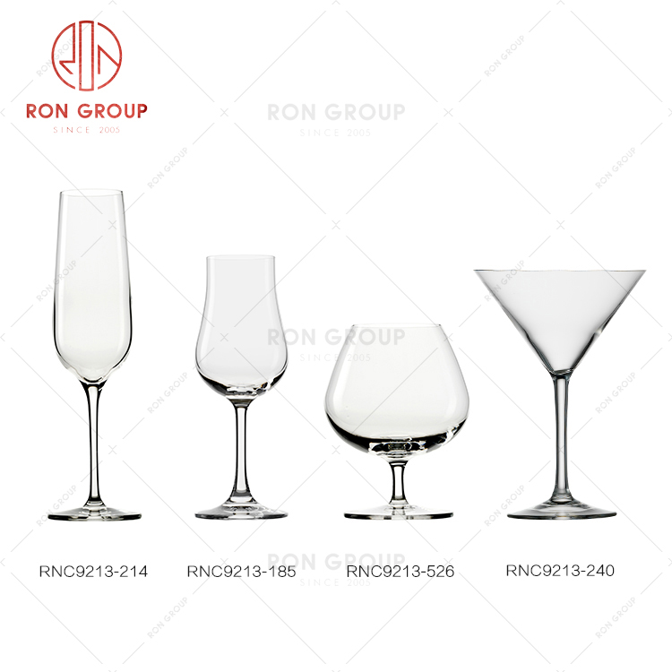 Elegant design premium quality wedding party champagne liqueur brandy cocktail cup