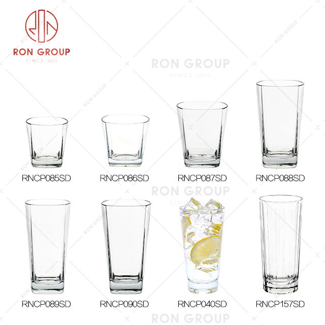 Star restaurant drink ware hotel practical wine juice square straight water cup