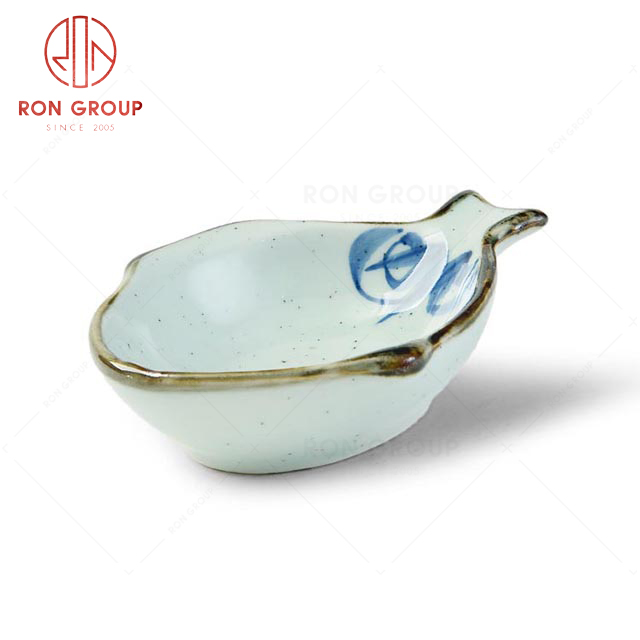 RNPCS020HL Hot Selling Elegant Ceramic Tableware Sauce Dish