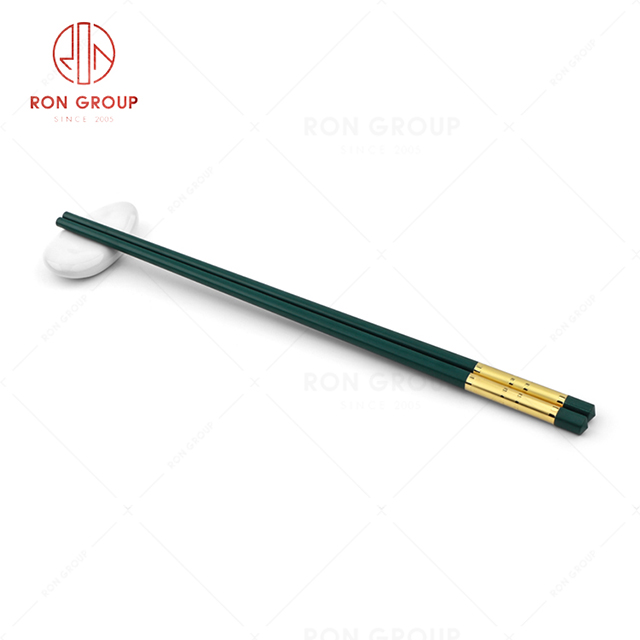 RN0573S00122 Hot Selling Unique Design  Classic  Delicate Durable Alloy Chopsticks