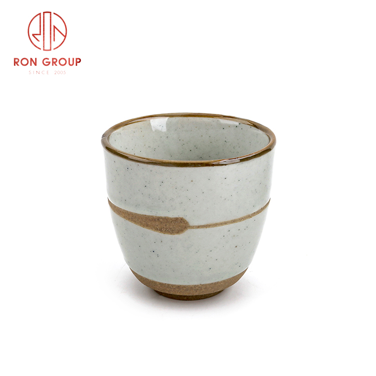 Top selling custom Japanese Korea style tea cup ceramic drinkware Asian style dinnerware set