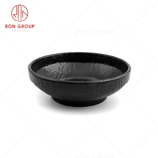 Korean style restaurant tableware high-quality black bowl