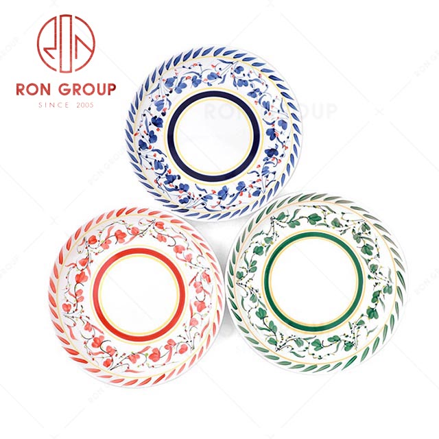 High-end Customized Hand-painted Restaurant Ceramic Tableware