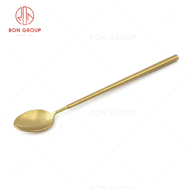 RN0178E00093 Hot Sale High Quality Exquisite Stainless Steel Barton Series-- Ice Tea Spoon