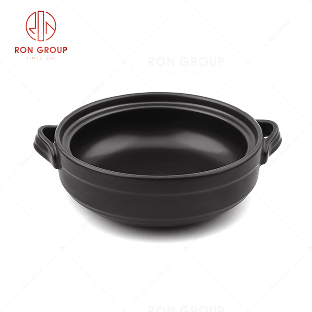 RN0039KF0119 Wholesale High Quality Healthy and Safe Black Deep Clay Pot