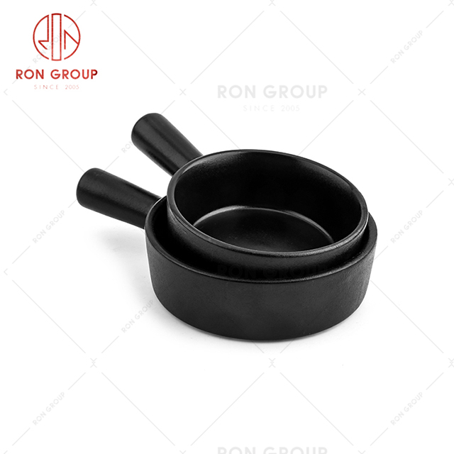 Exquisite restaurant tableware elegant style hotel kitchen dinnerware round baking pan