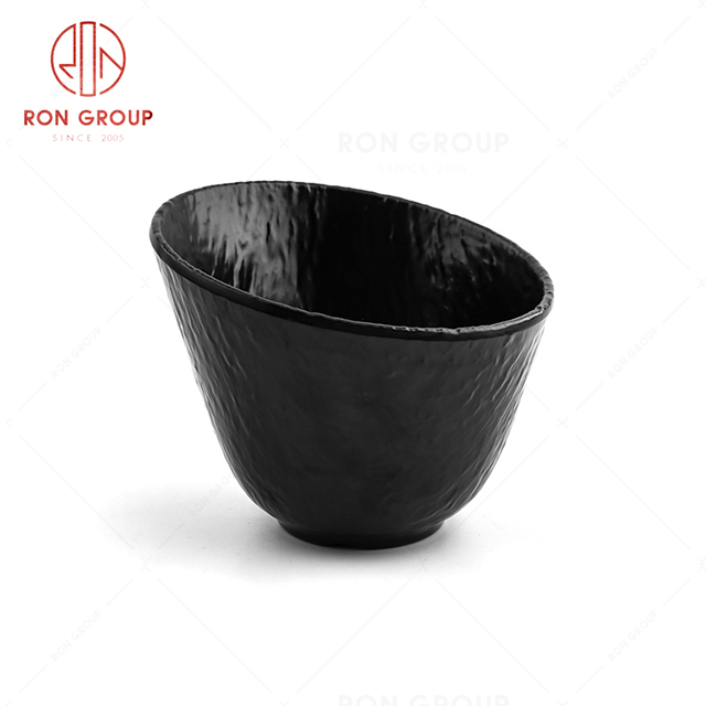 Oblique mouth creative restaurant tableware art  design bowl