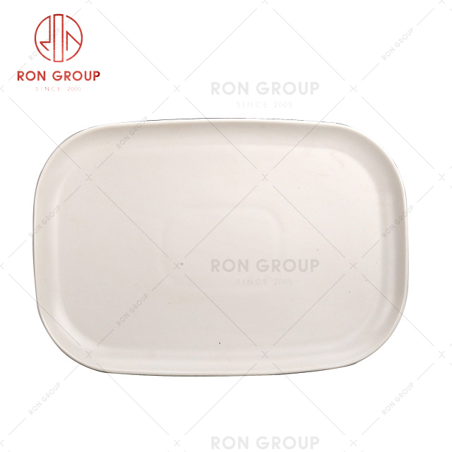 factory price wholesale restaurant hotel white serving rectangular crockery plate