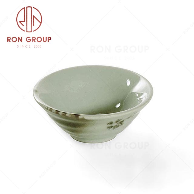 RN0039P02579 Hot Sale High Quality Beautiful Green Ceramic Bowl