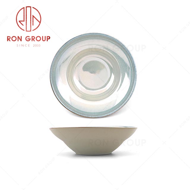 RN0041P01366  Wholesale High Quality Simple and Elegant Pottery Round Bowl 