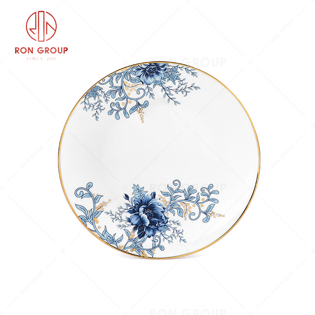 RN0203P00082 Wholesale High Quality Exquisite Bone China Plate