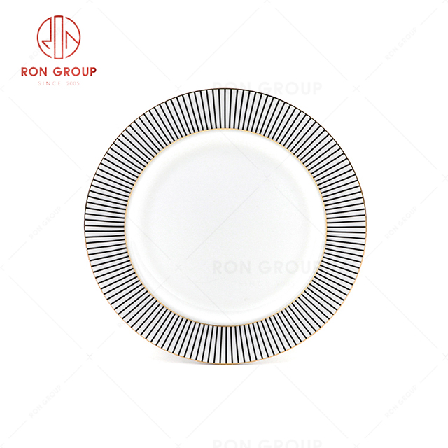 RN0203P00071 Hot Sale Unique Design Bone China Round Plate