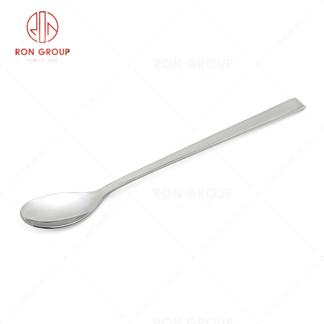 RN0178E00220  Wholesale High Quality Stainless Steel Cutlery Moroccan Series -- Ice Tea Spoon