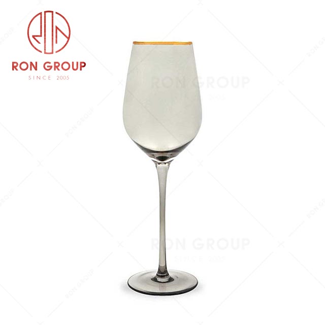 RN0048G00059 Wholesale Healthy and Safe Wedding Gold Rim White Wine Glass
