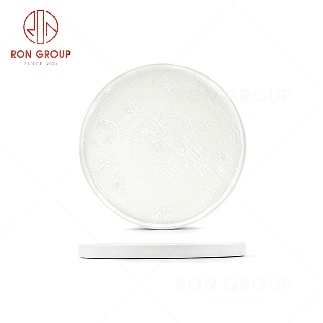 RN0660P00127 Hot Sale Classic Simple Design and Practical Ceramic Round Plate