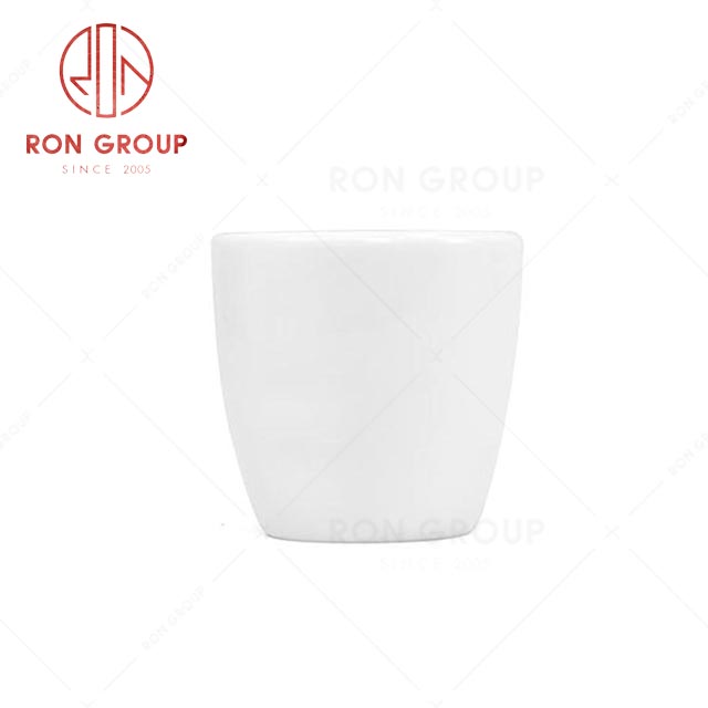 RN0037P06389 Hot Selling Classic Style White Porcelain Cup