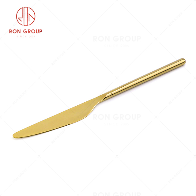 RN0178E00185 Hot Sale High Quality Exquisite Stainless Steel Cutlery Maya Series -- Table Knife