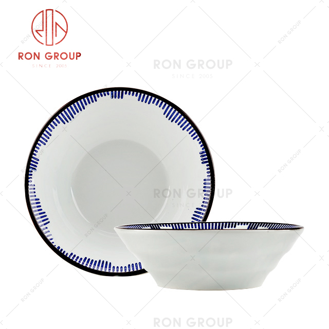 Easily clean restaurant tableware bowl hotel banquet special plate