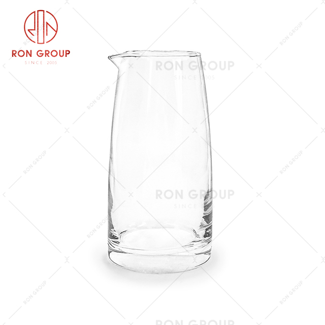 Large capacity exquisite hotel drink ware western restaurant glass water red wine glass bottle