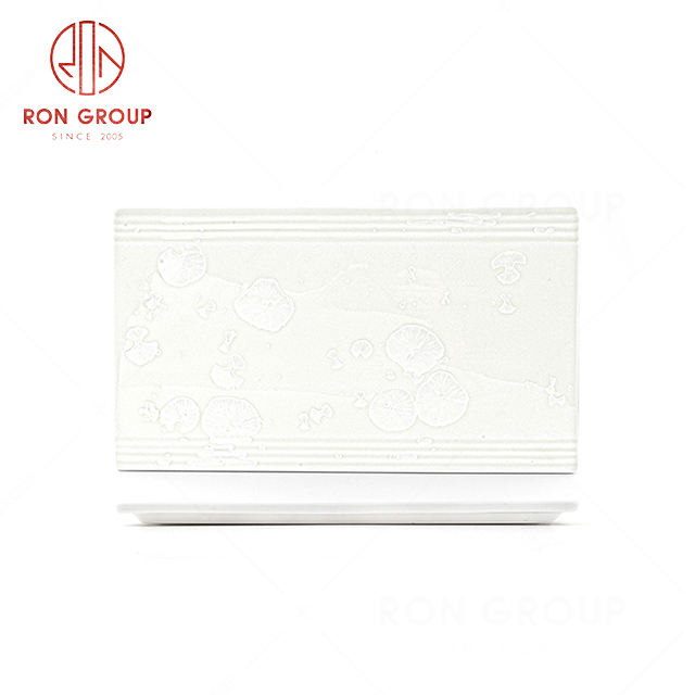 RN0660P00067 Hot Selling High Quality Exquisite Ceramic Rectangular Plate